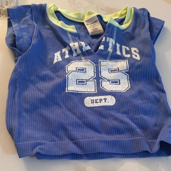 No Boundaries Tops - Athletics Blue crop